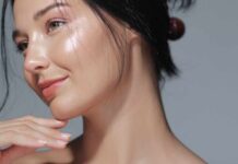 Collagen Crisis: Are You Losing Your Glow? Close-up portrait of a woman with glowing skin and a gentle smile