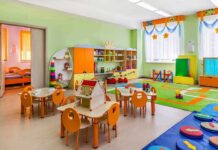 Nostalgia Hack Rebuilds Your Adult Identity Preschool classroom with colorful furniture and toys