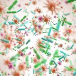 New Tick Virus Creeps Into 21 States Colorful microscopic bacteria and viruses floating in space