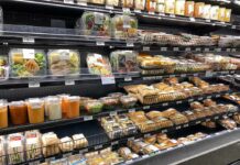 Silent Brain Lesions Tied To Certain Snacks Grocery store refrigerated case with prepared foods