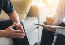 Doctor and patient talking during a consultation